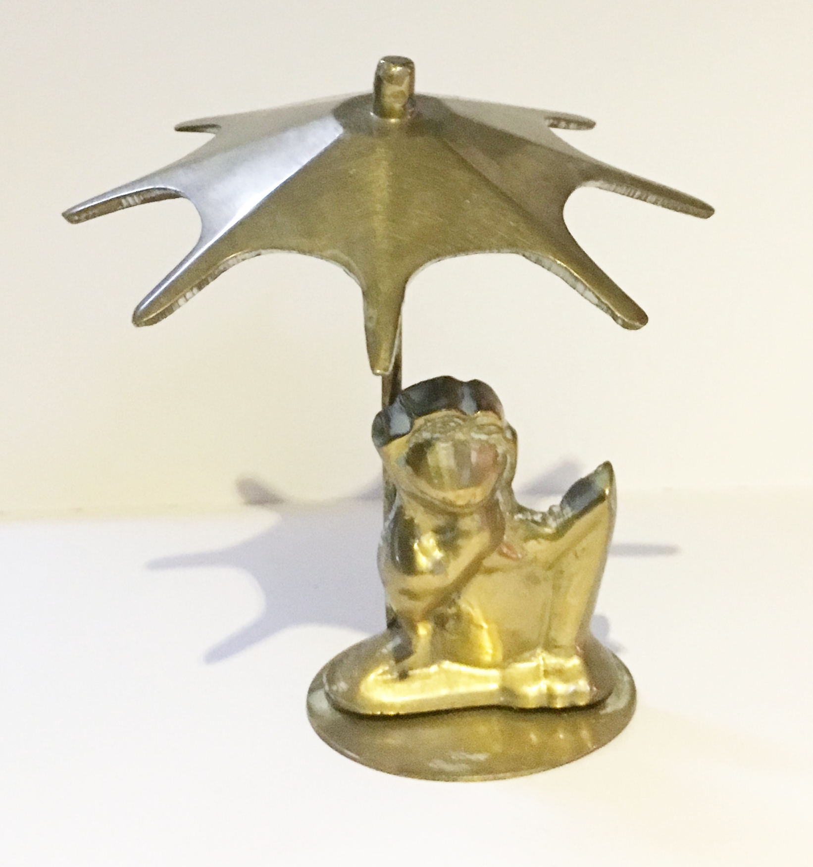 Frog under an Umbrella Tiller Pin (image for) Frog under an Umbrella Tiller Pin